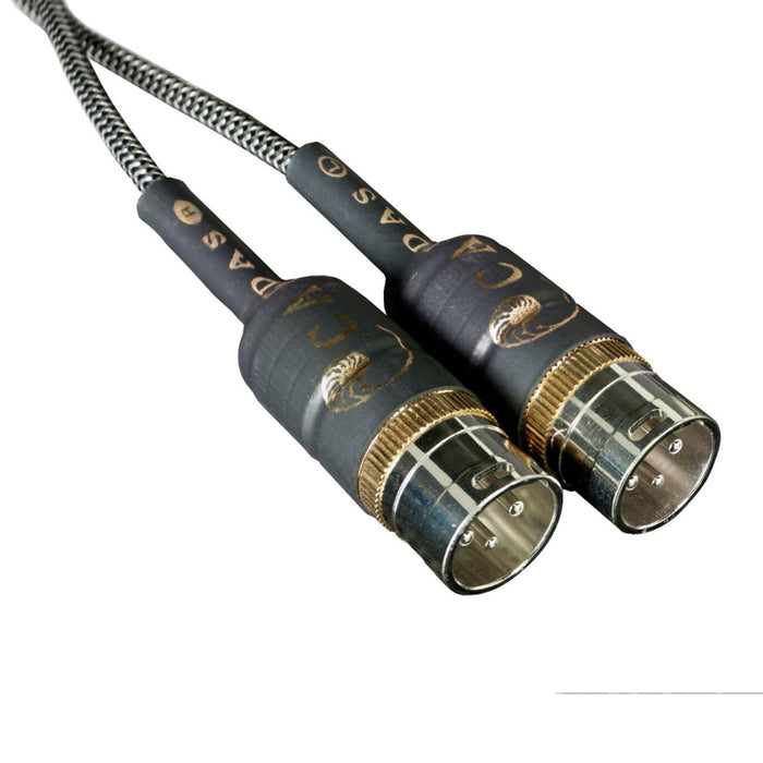 Cardas Clear Headphone Cable xlr plugs close up
