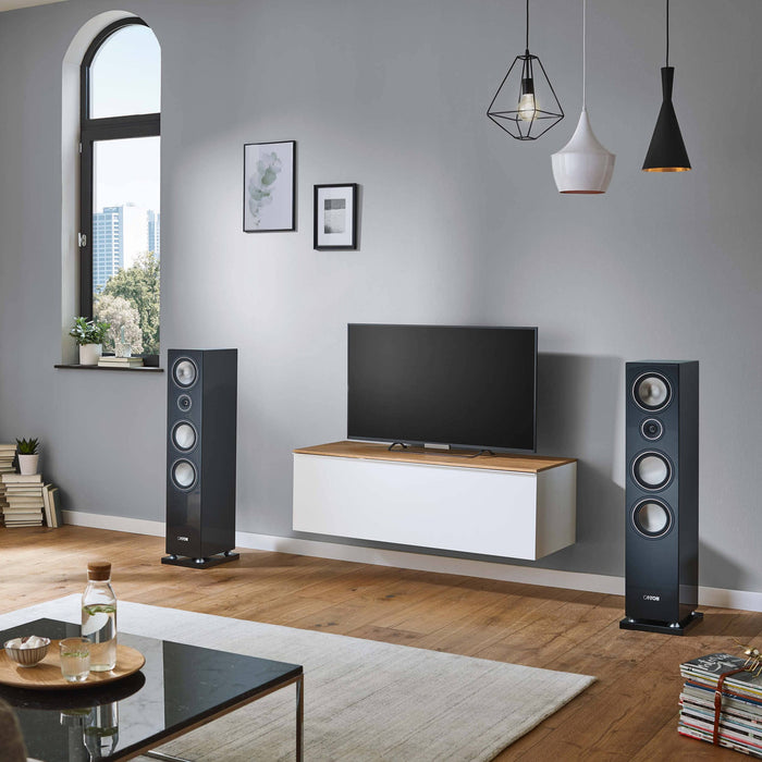Canton Chrono SL 596.2 DC Floorstanding Speakers; Black Pair (New)