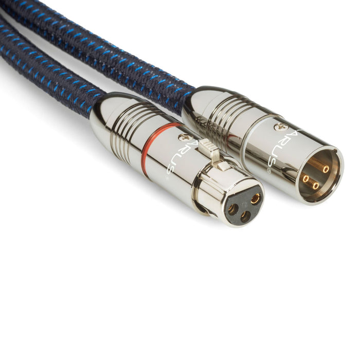 Clarus Aqua MkII interconnects, XLR connectors detail shot
