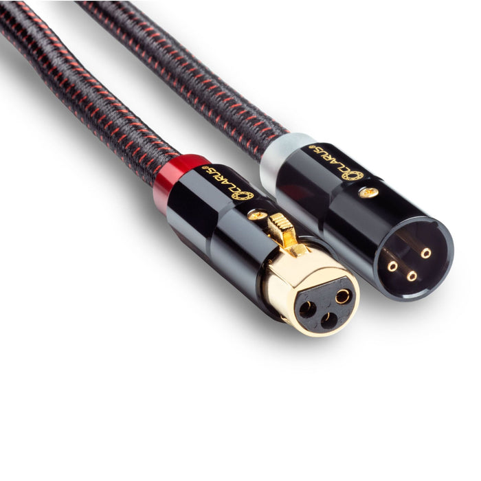 Clarus Crimson MkII interconnects, XLR connectors detail shot
