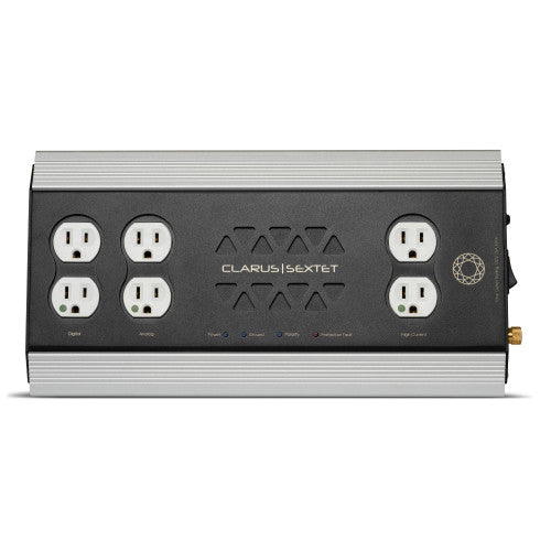 Clarus Sextet Six Outlet Power Block top view