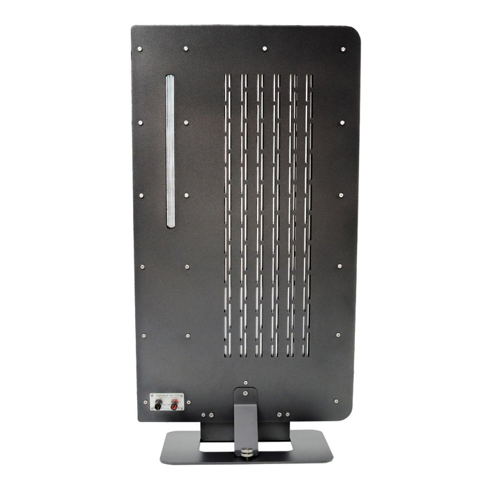 Diptyque DP85 Isodynamic Floorstanding Speakers, Black rear view, binding posts