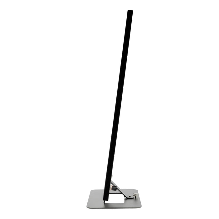 Diptyque DP85 Isodynamic Floorstanding Speakers, Black side profile showing sleek thin panel