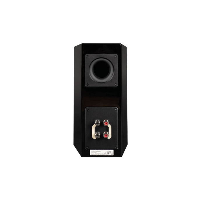 ELAC Concentro S503 Bookshelf Speakers black, back view