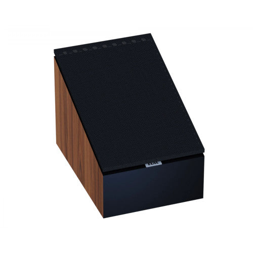 ELAC Debut 3.0 DA43 Atmos Enabled Speakers walnut, with grill