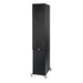 ELAC Debut 3.0 DF63 Floorstanding Speaker, angled view with grill