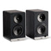 ELAC Debut ConneX DCB41 Powered Speakers, black ash Pair angled view