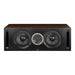 ELAC Debut Reference DCR52 Center Channel Speaker, black and walnut