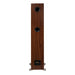 ELAC Debut Reference DFR52 Floorstanding Speakers, black and walnut rear view, binding posts and bass ports