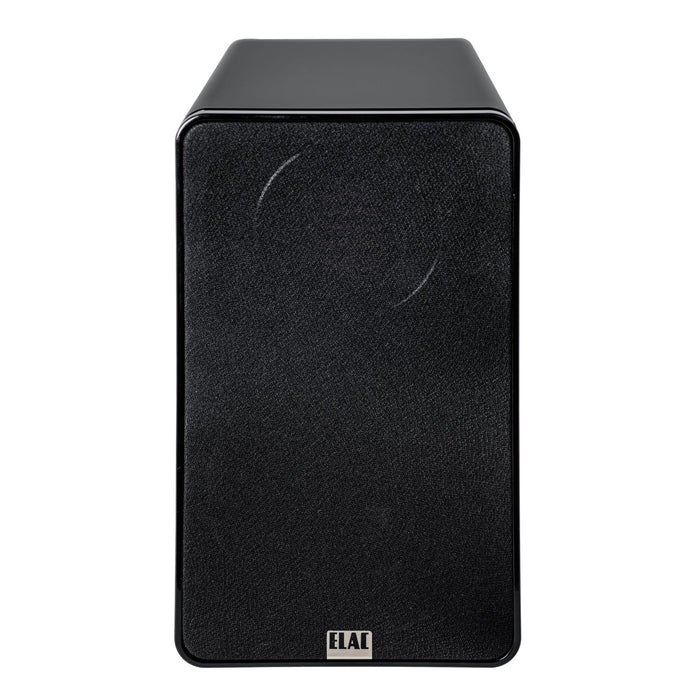 ELAC Elegant BS312.2 Bookshelf Speakers, gloss black with grill