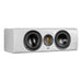ELAC Solano 2.0 CC281 Center Channel Speaker, gloss white angled view