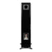 ELAC Solano 2.0 FS287 Floorstanding Speakers, gloss black, rear view showing binding posts and bass port
