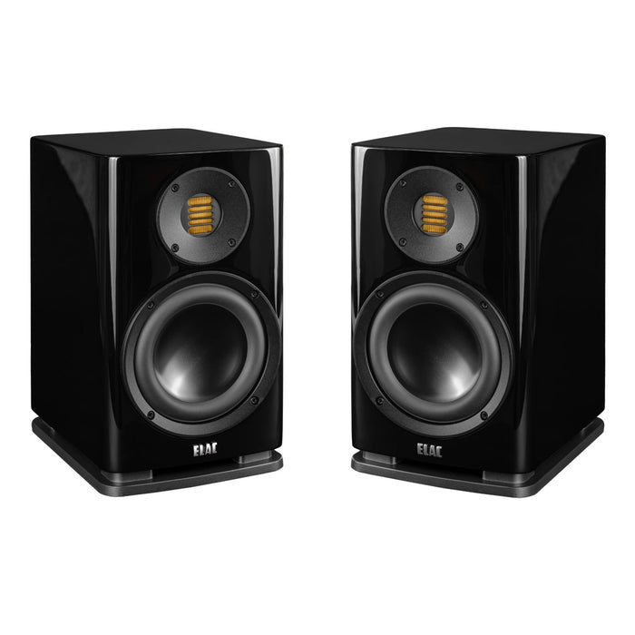 ELAC Solano 2.0 BS283 Bookshelf Speakers, gloss black pair