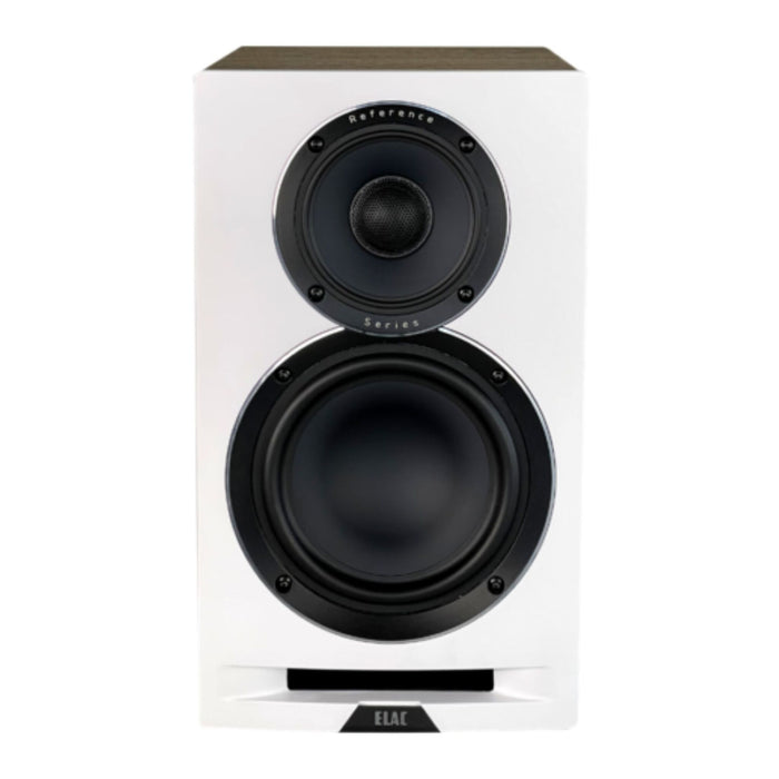 ELAC Uni-Fi Reference UBR62 Bookshelf Speaker, satin white with oak sides