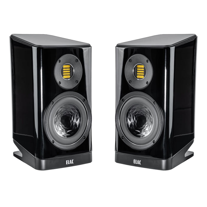 ELAC Vela 2.0 VBS403 Bookshelf Speakers, gloss black pair