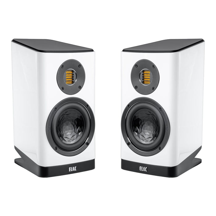 ELAC Vela 2.0 VBS403 Bookshelf Speakers, gloss white pair