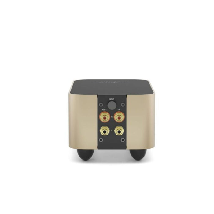 Fezz Audio Argentum X10 Step-Up Transformer sunlight, back view