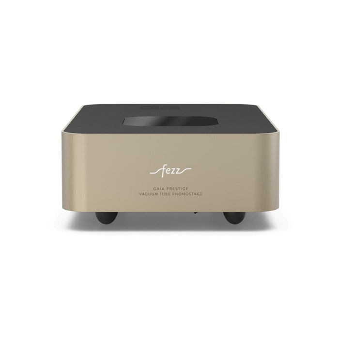Fezz Audio Gaia Prestige MM/MC Phono Stage front view, in Sunlight