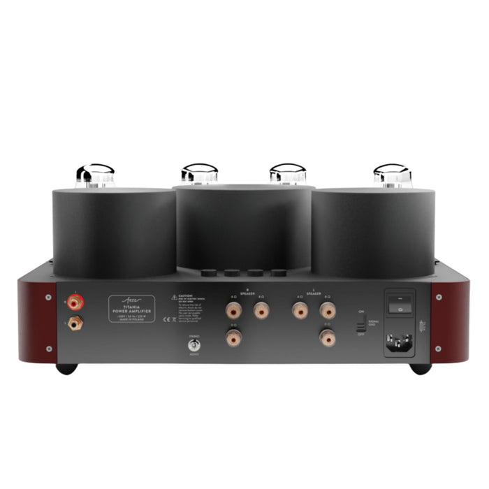 Fezz Audio Titania Stereo Tube Power Amplifier, back view