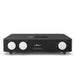 Fezz Audio Sagita Prestige Premium Balanced Tube Preamplifier front view, in Black Ice