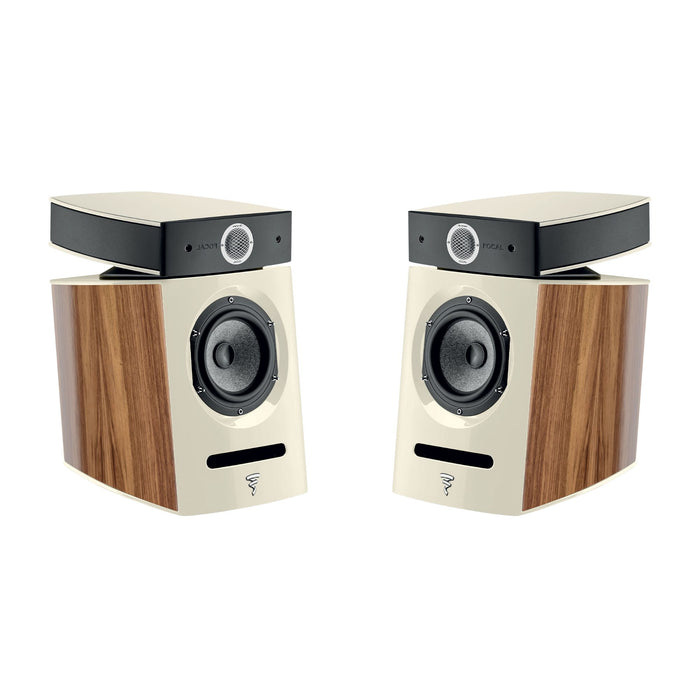 Focal Diablo Utopia Colour EVO Bookshelf Speakers in natural walnut