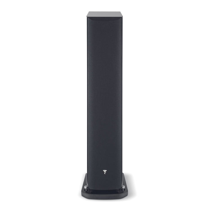 Focal Aria Evo X No. 3 Floorstanding Speakers, Black High Gloss with grill