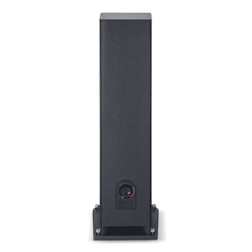 Focal Aria Evo X No. 4 Floorstanding Speakers, Black High Gloss rear view, binding posts