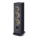 Focal Aria Evo X No. 4 Floorstanding Speakers, Black High Gloss front angled view
