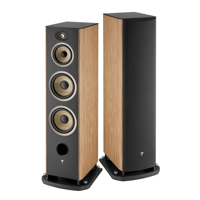 Focal Aria Evo X No. 4 Floorstanding Speakers, Prime Walnut Pair