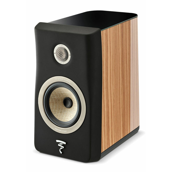 Focal Kanta No1 Bookshelf Speakers, walnut high gloss and black mat