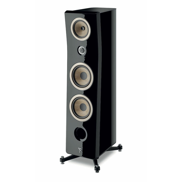 Focal Kanta No2 Floorstanding Speakers, black high gloss and black mat