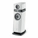 Focal Scala Utopia EVO Floorstanding Speakers, Carrara White angled view