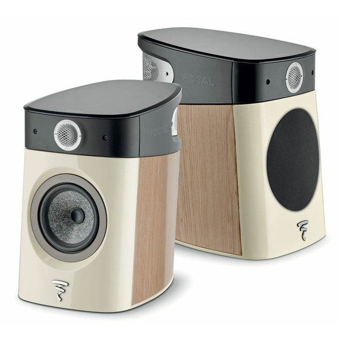 Focal Sopra N°1 2-Way High-End Bookshelf Speakers, light oak pair