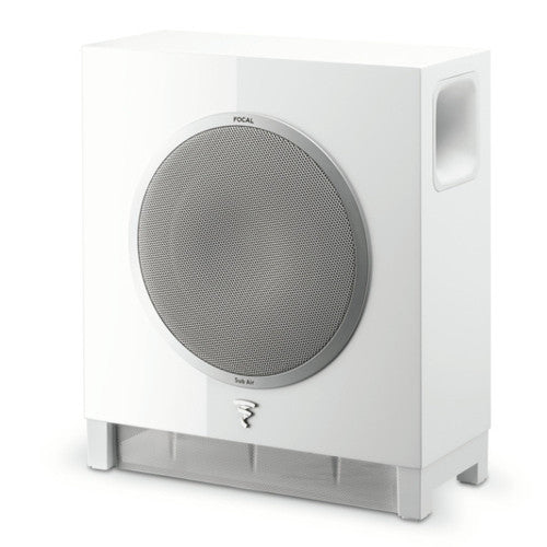 Focal Sub Air Wireless Subwoofer, white angled view