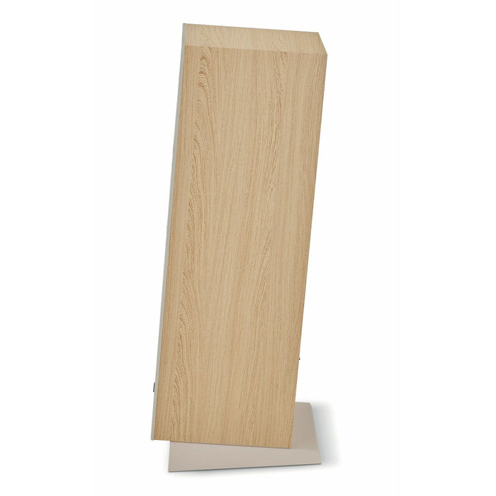 Focal Theva No. 3 Floorstanding Speakers, light wood side profile