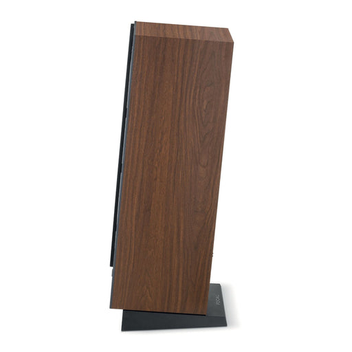Focal Theva No. 3 Floorstanding Speakers, dark wood side profile