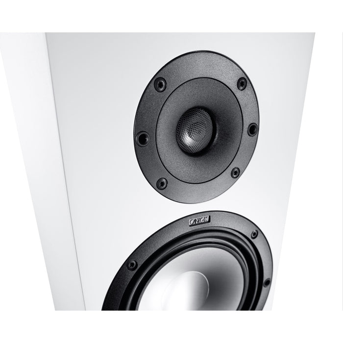 Canton GLe 476.2 Bookshelf Speakers; White Pair (New)