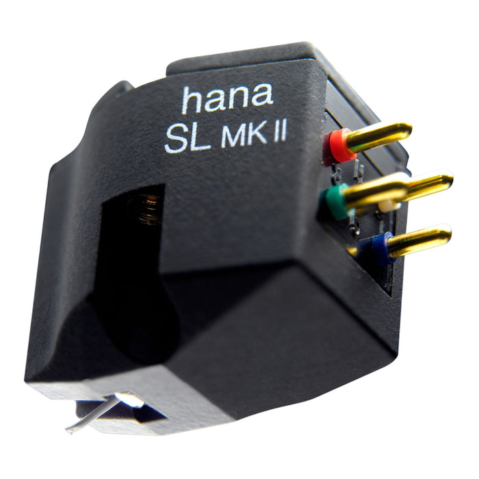 Hana S Series MkII Moving Coil Phono Cartridge rear view, connectors