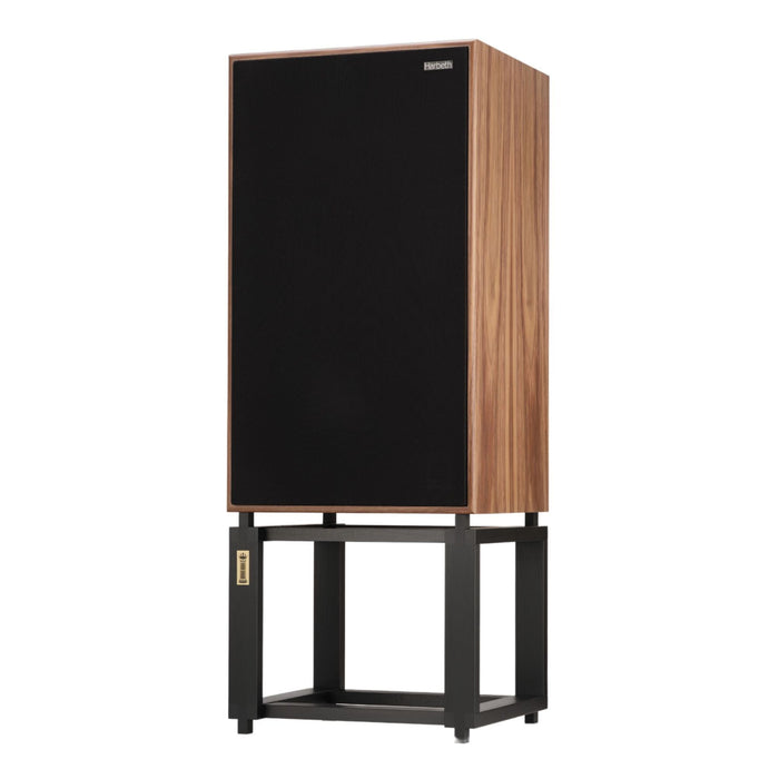Harbeth M40.5 XD2 Bookshelf Speakers, Walnut finish with stand (available separately)