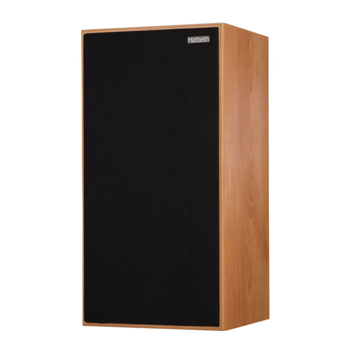 Harbeth SHL5plus XD2 Bookshelf Speakers, Cherry with grill