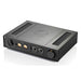 HiFi Rose RA280 Reference Integrated Amplifier, black, top angle view