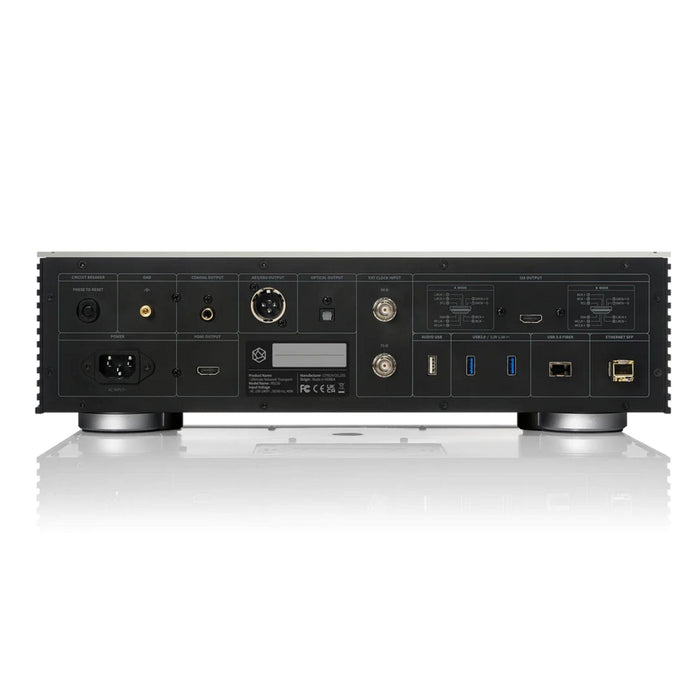 Back of the HiFi Rose RS130 with inputs and outputs