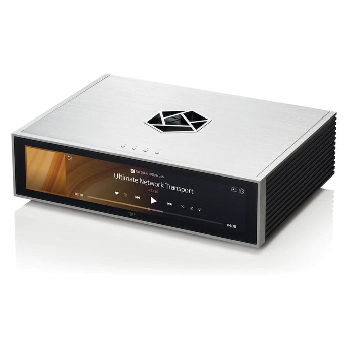 Top view of HiFi Rose RS130 silver body