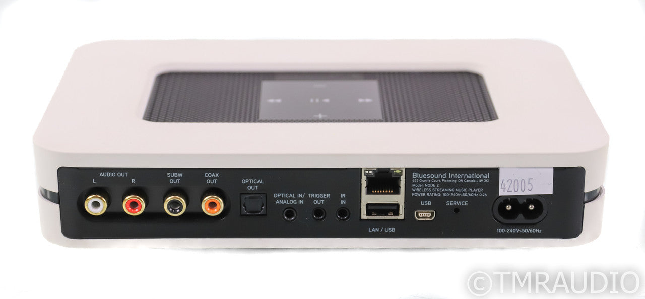 Bluesound Node 2 Wireless Network Streamer; White