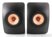KEF LS50 Wireless II Powered Bookshelf Speakers; Carbon Black Pair