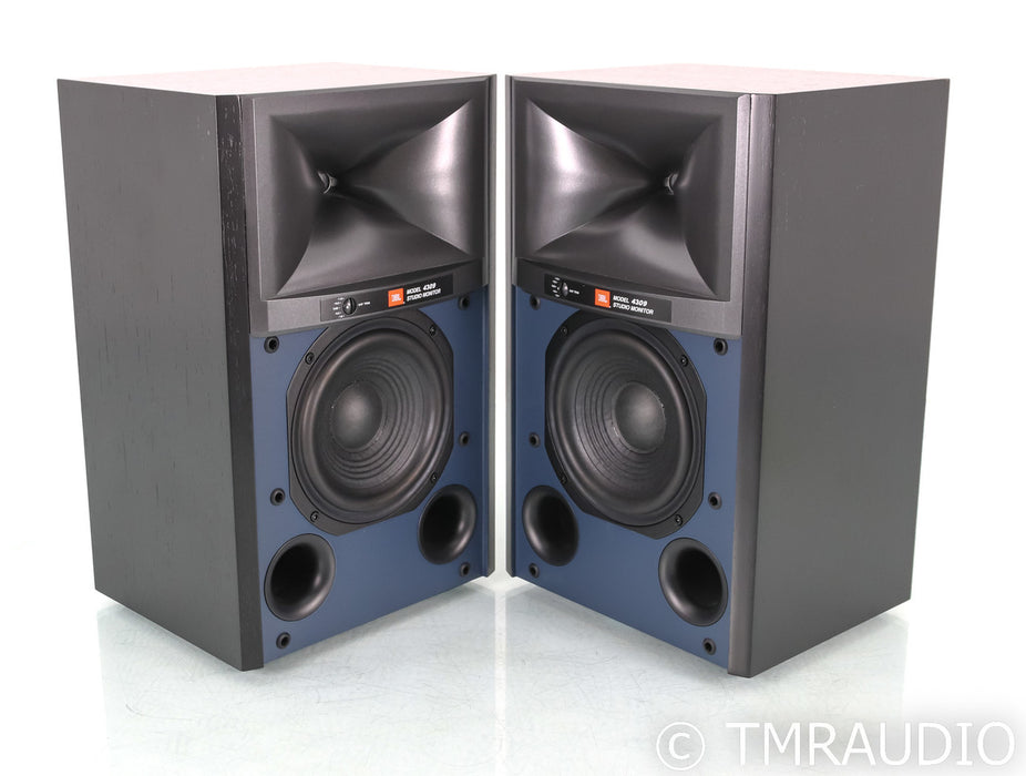 JBL Model 4309 Bookshelf Speakers; Black Pair