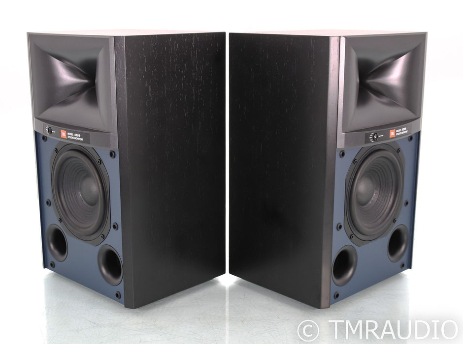 JBL Model 4309 Bookshelf Speakers; Black Pair