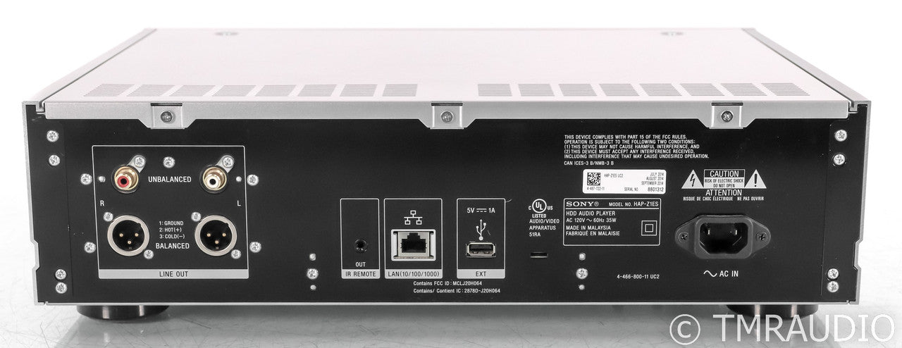 Sony HAP-Z1ES Wireless Network Server / Streamer; HAPZ1ES; Remote
