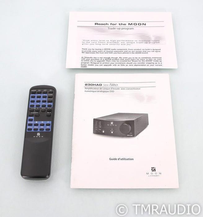 Simaudio Moon 230 HAD Headphone Amplifier / DAC; Remote; Black; 230HAD