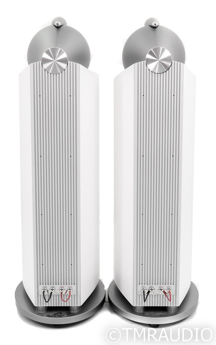 B&W 802 D3 Floorstanding Speakers; D-3; Satin White Pair